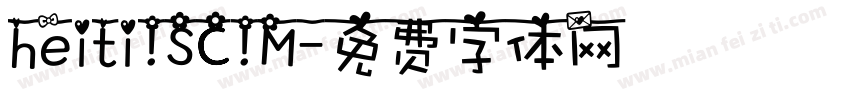 heiti SC M字体转换